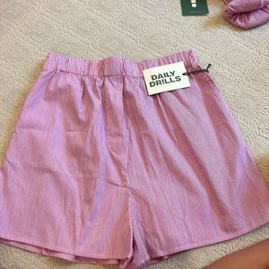 Daily drills poplin shorts